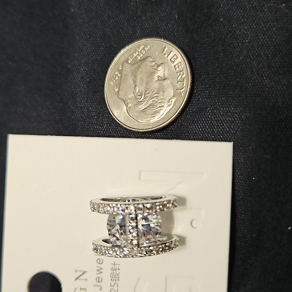 HOST PICK! 💯🔥Platinum Stud Earrings - Picture 5 of 5